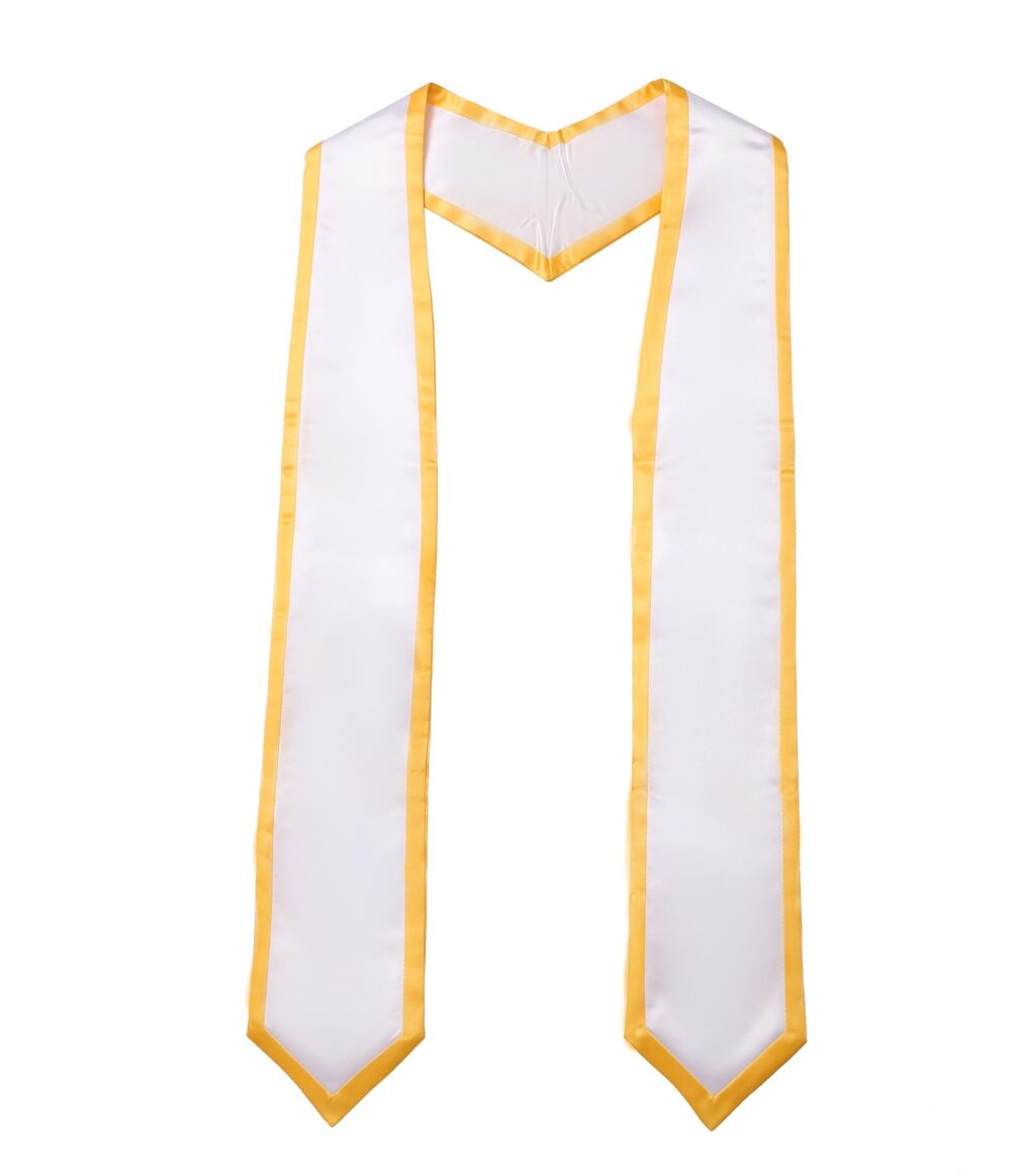 3600 Unisex Graduation Stole Classic End with Trim Graduation Sash